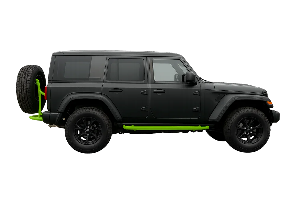 Установка кронштейна запасного колеса